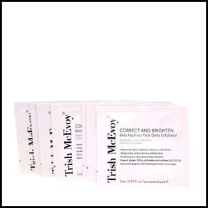 Trish McEvoy Correct and Brighten Beta Hydroxy Pads Daily Exfoliator 7 Packets